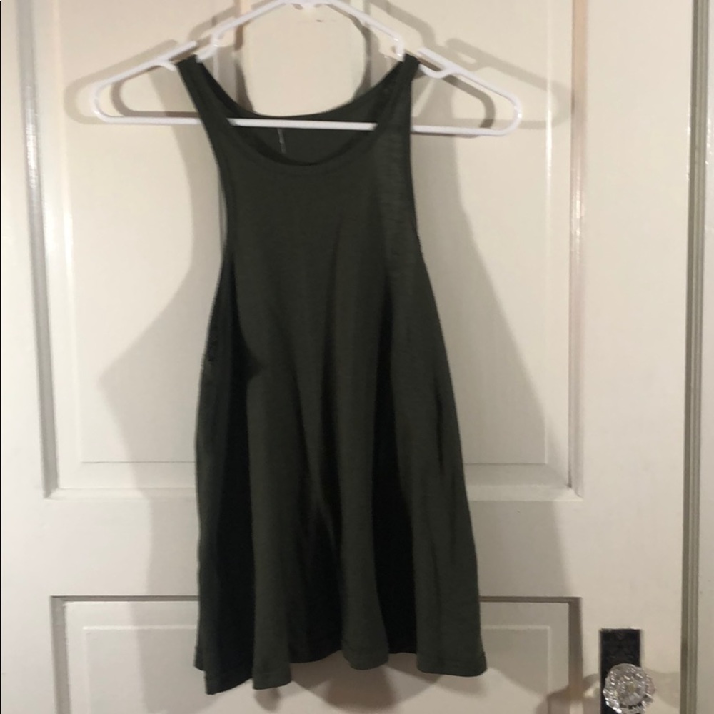 Free People Army Green Tank